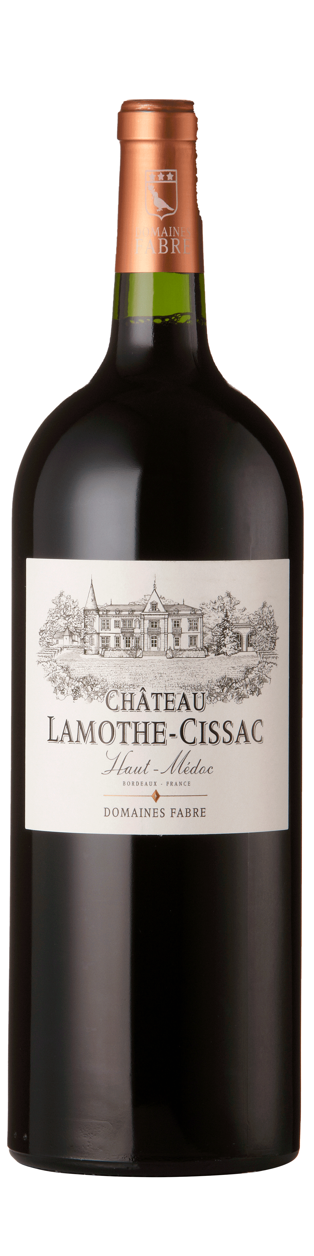 Bottle shot - Château Lamothe-Cissac, Haut Médoc, Bordeaux, France (150cl.)