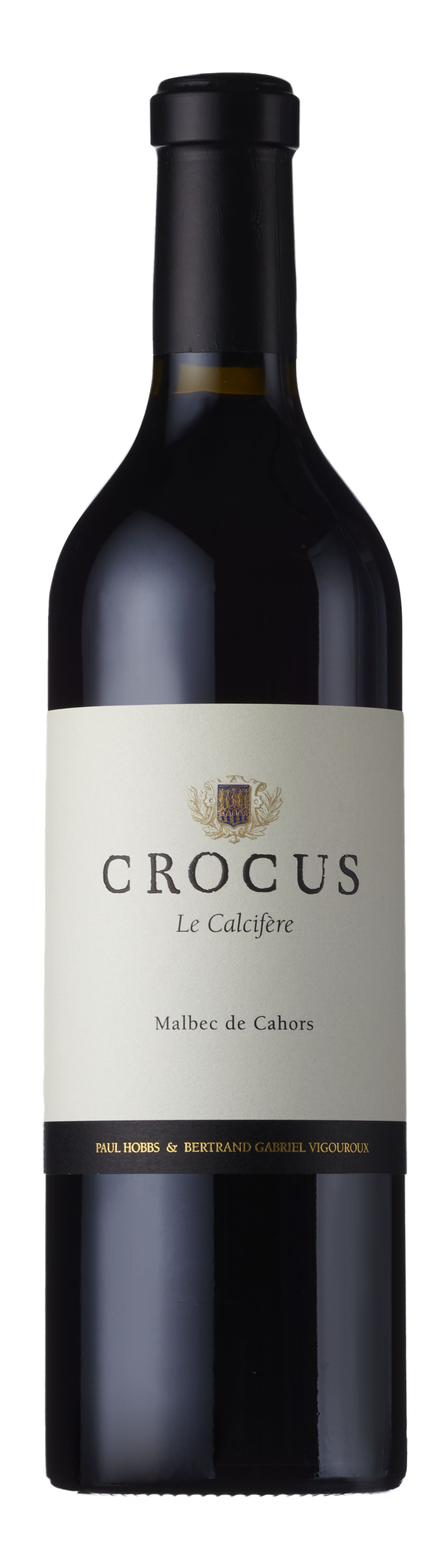 Bottle shot - Crocus, Le Calcifère, AOC Cahors, France