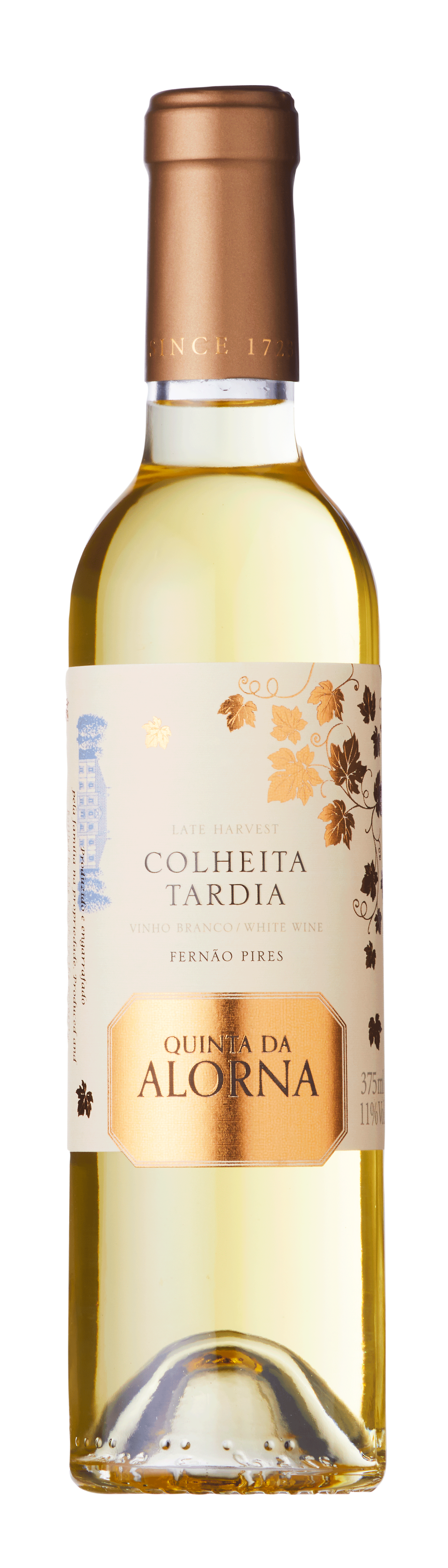 Bottle shot - Quinta da Alorna, Branco Colheita Tardia Late Harvest, Tejo, Portugal (37.5cl.)