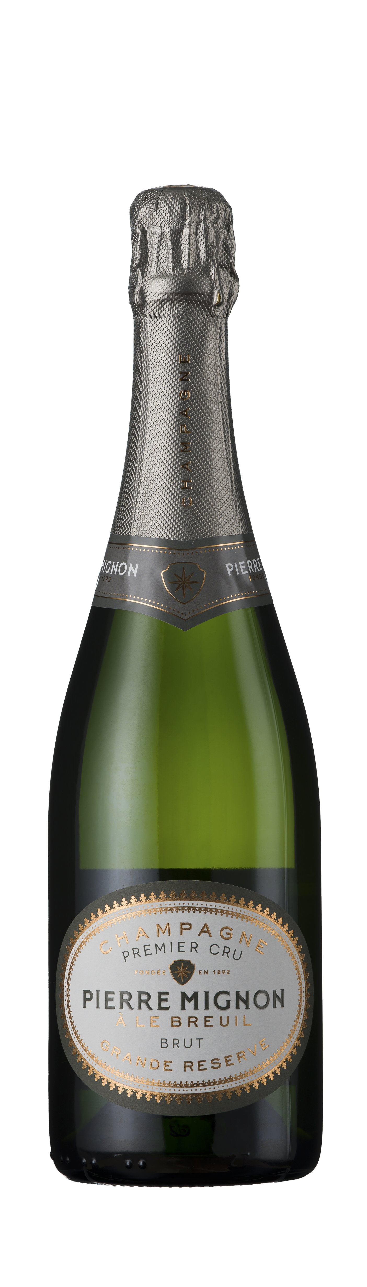 Bottle shot - Pierre Mignon, Grande Réserve Premier Cru, Champagne, France