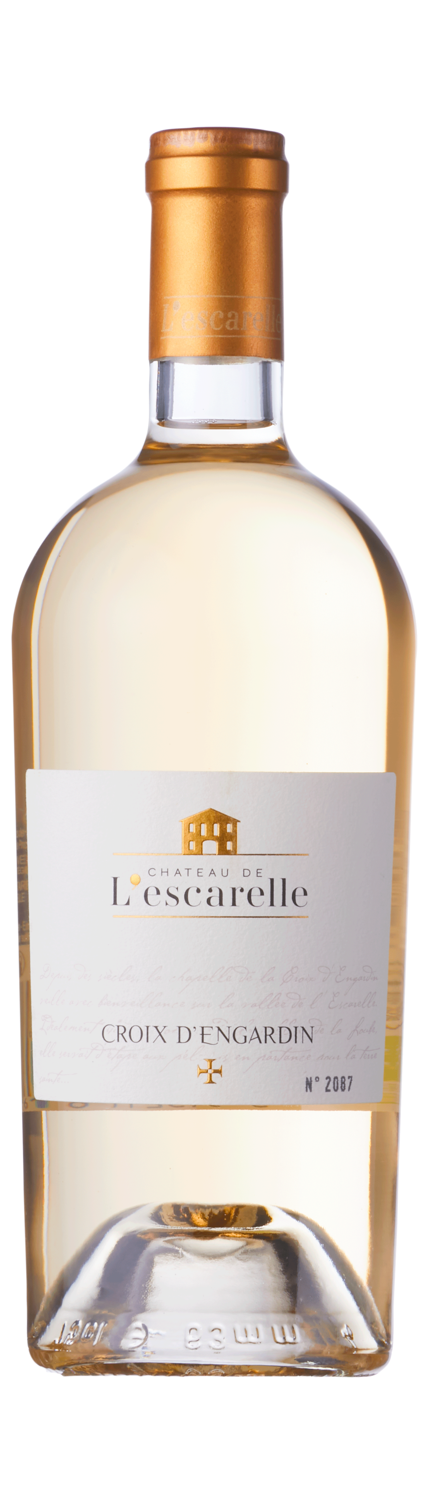 Bottle shot - Château L'Escarelle, Croix d'Engardin Rosé, AOP Coteaux Varois en Provence