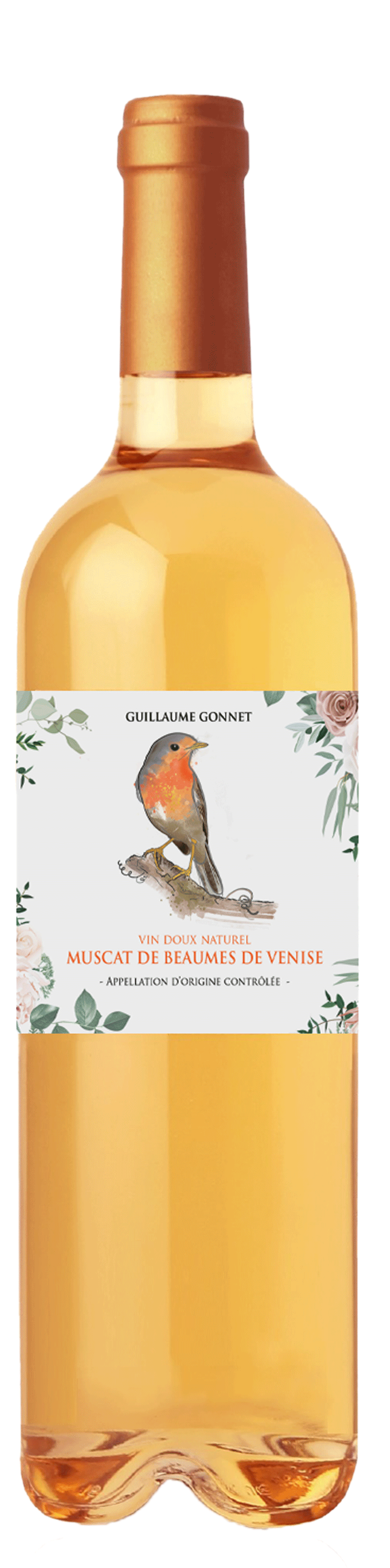 Bottle shot - Guillaume Gonnet,  Muscat de Beaumes de Venise, Southern Rhône, France (50cl.)