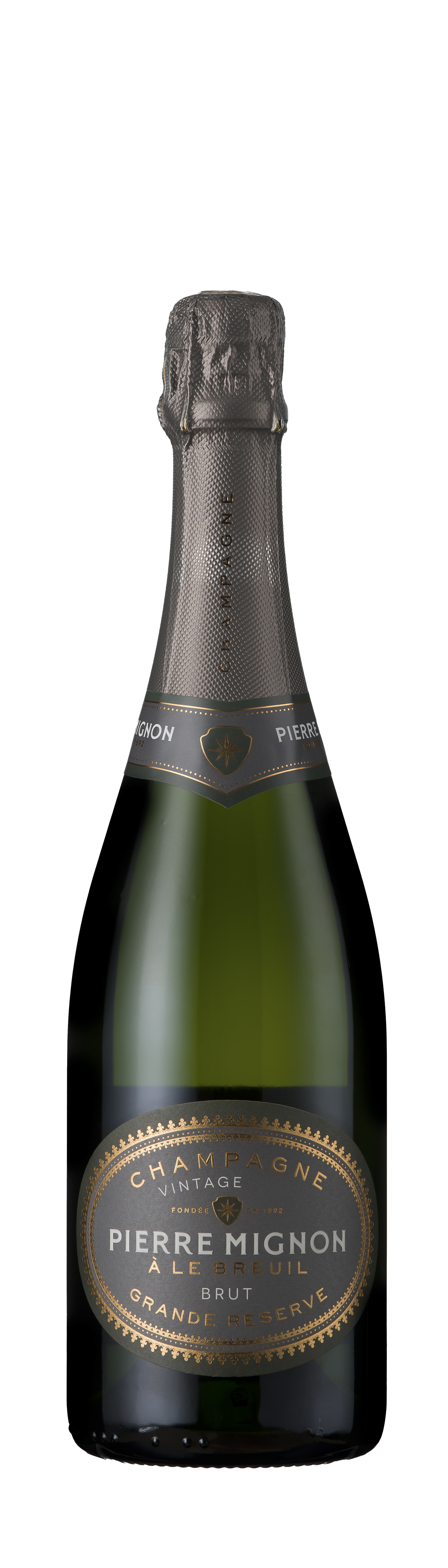 Bottle shot - Pierre Mignon, Brut Vintage Prestige, Champagne, France