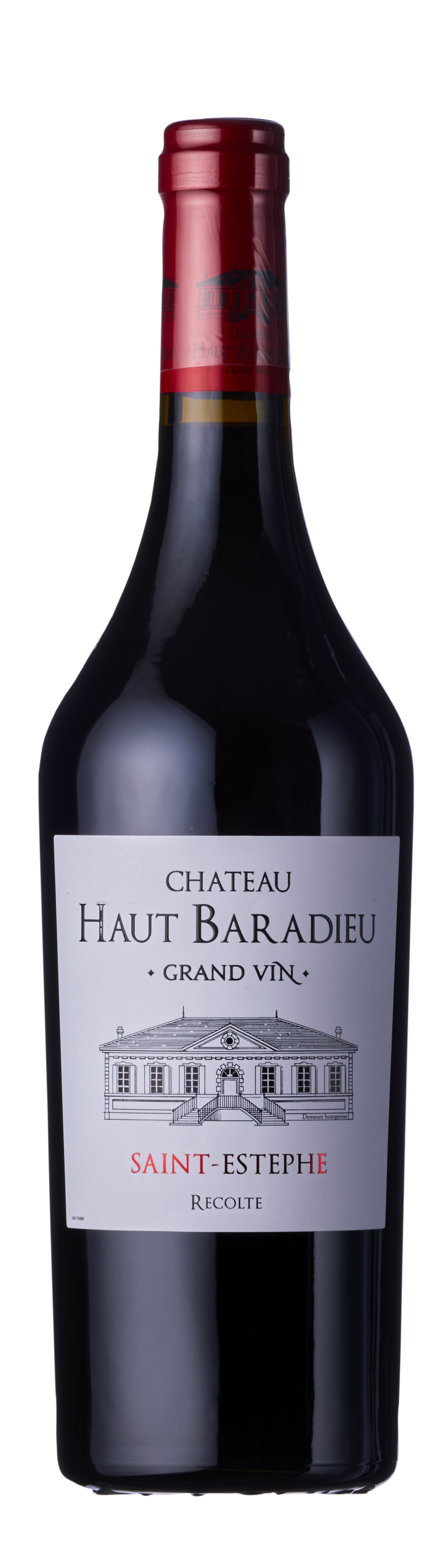 Bottle shot - Château Haut-Baradieu, Saint Estèphe, Bordeaux, France
