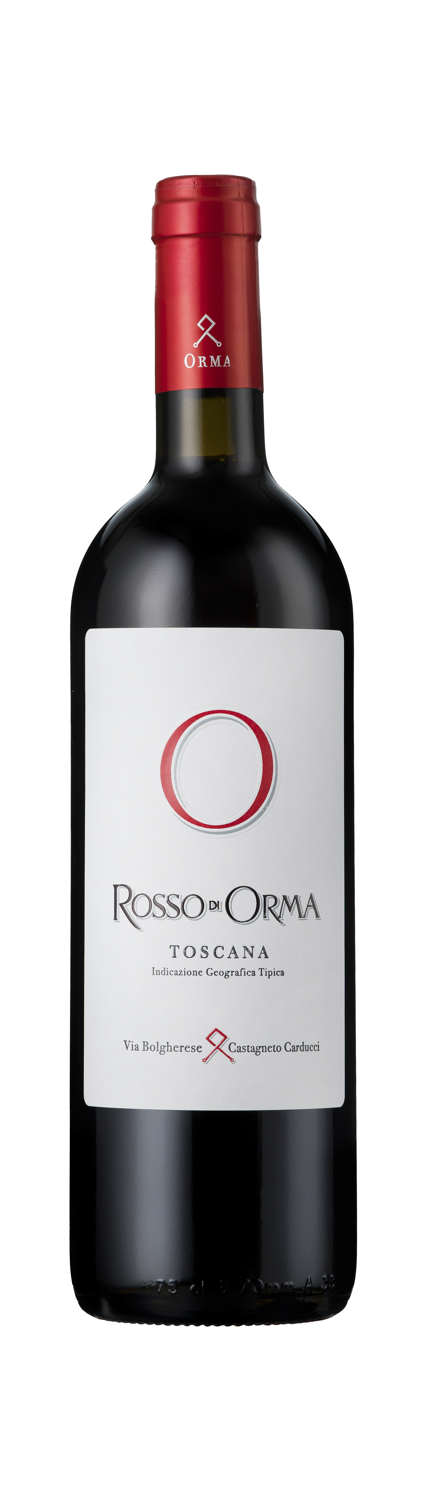 Bottle shot - Orma, Rosso Di Orma IGT, Tuscany, Italy