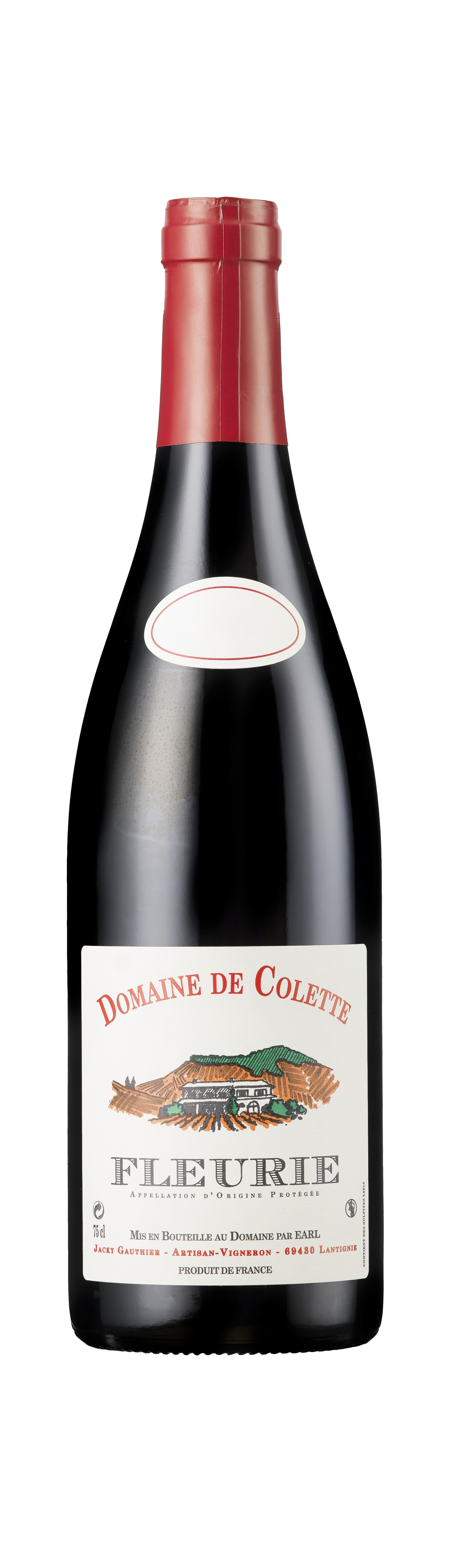 Bottle shot - Domaine de Colette, Fleurie, Beaujolais, France