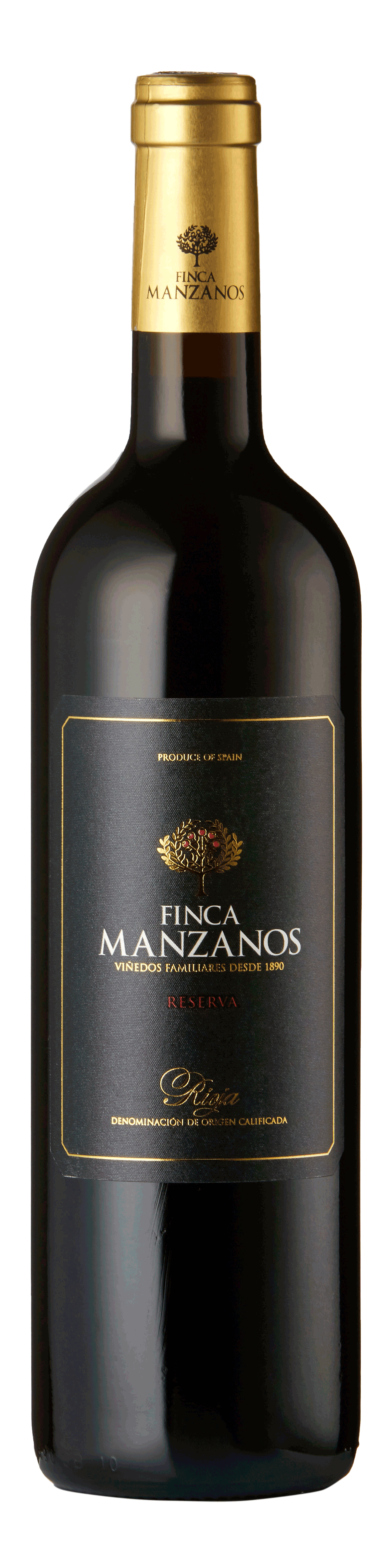 Bottle shot - Bodegas Manzanos, Finca Manzanos Reserva, DOCa Rioja, Spain